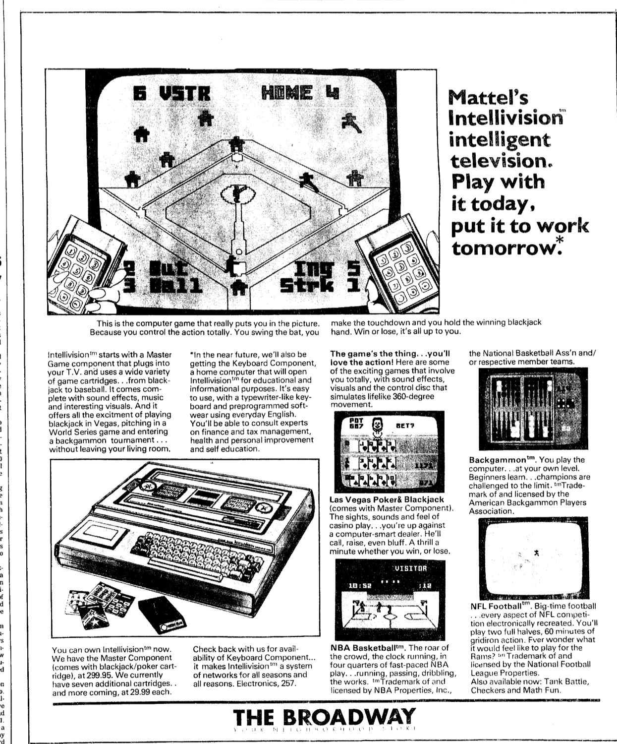  NASL Soccer Intellivision : Video Games